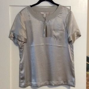 Banana Republic Heritage silk tee
